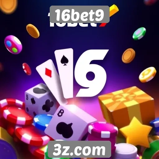 Diversidade de jogos disponíveis no 16bet9